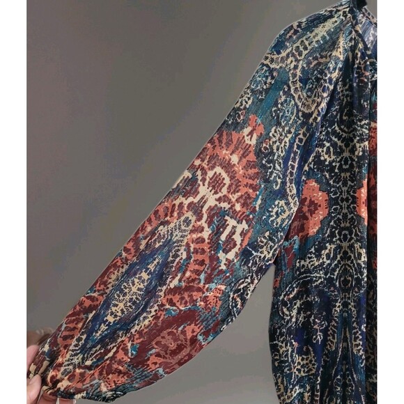 a.n.a. A New Approach XLT Boho Women's Dress Multicolor Casual Grunge - Picture 3 of 8